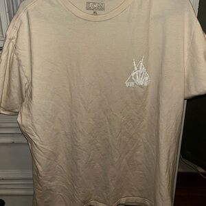 Cream Graphic Men's Shirt